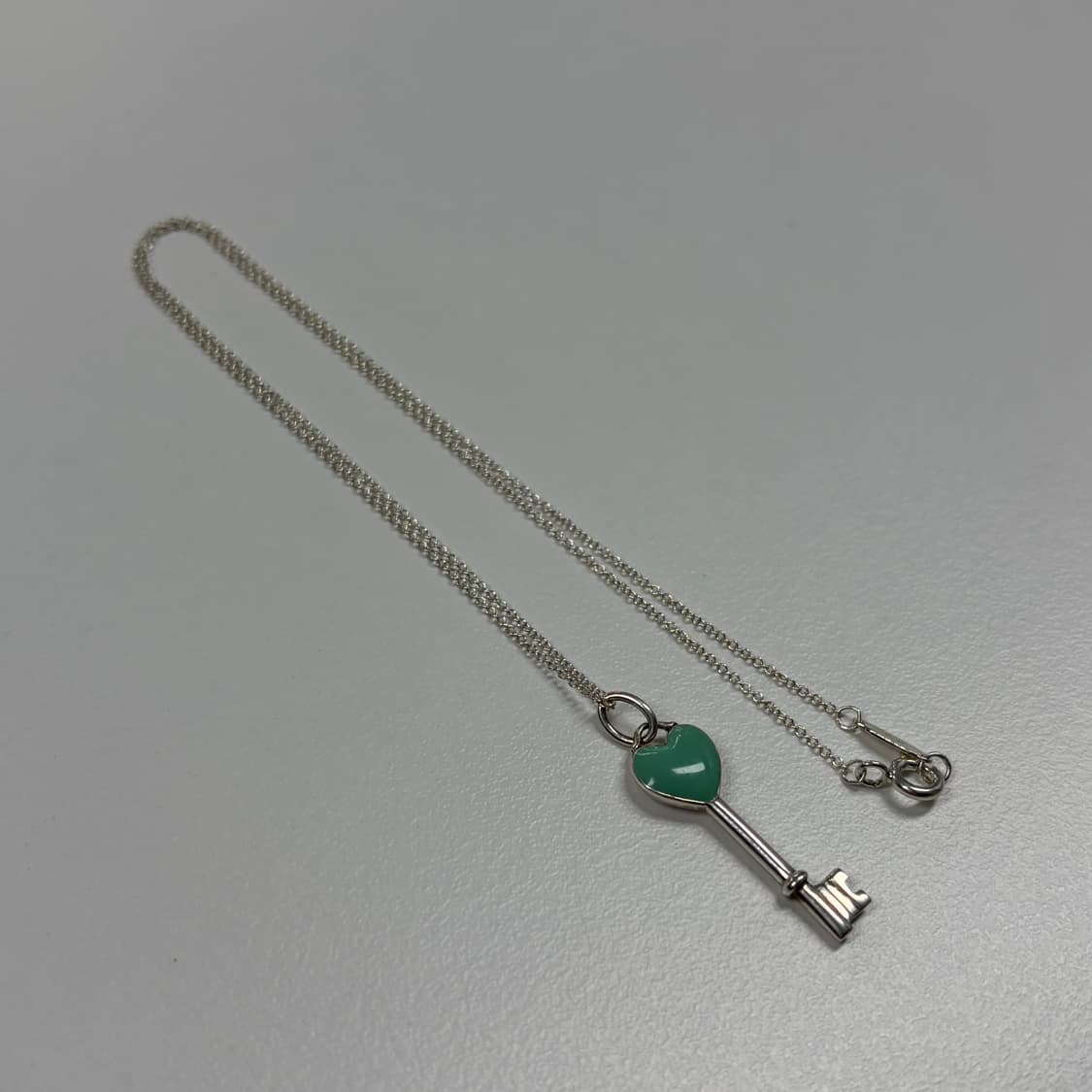 티파니앤코 민트 하트 태그키 목걸이 상품이미지10