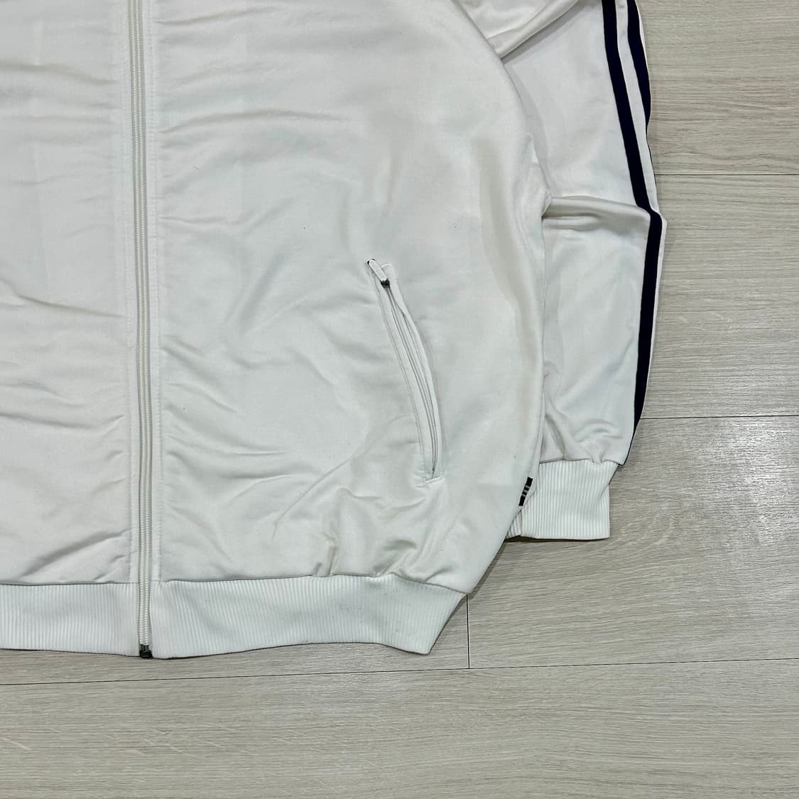 【인기】  90s 아디다스 파이어버드 흰검 화이트 트랙탑 115 3XL 상품이미지4