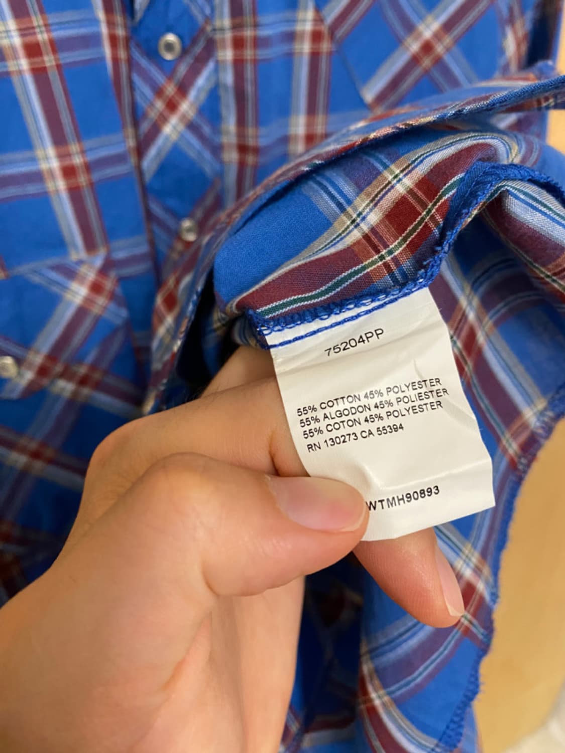 WRANGLER check western shirts 상품이미지10