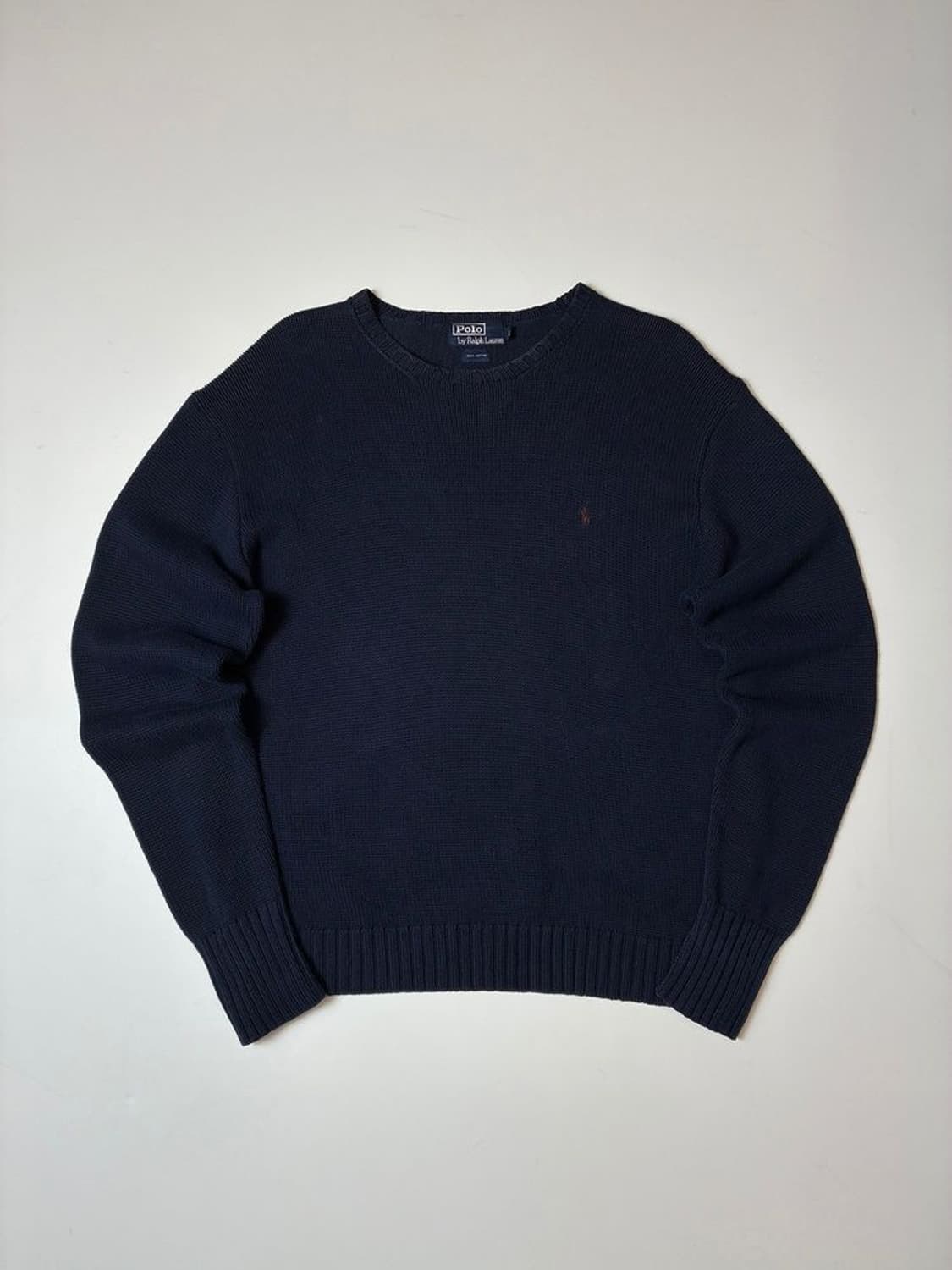 폴로 랄프로렌 90's 재팬 짜임 코튼 니트 PN8213 상품이미지1