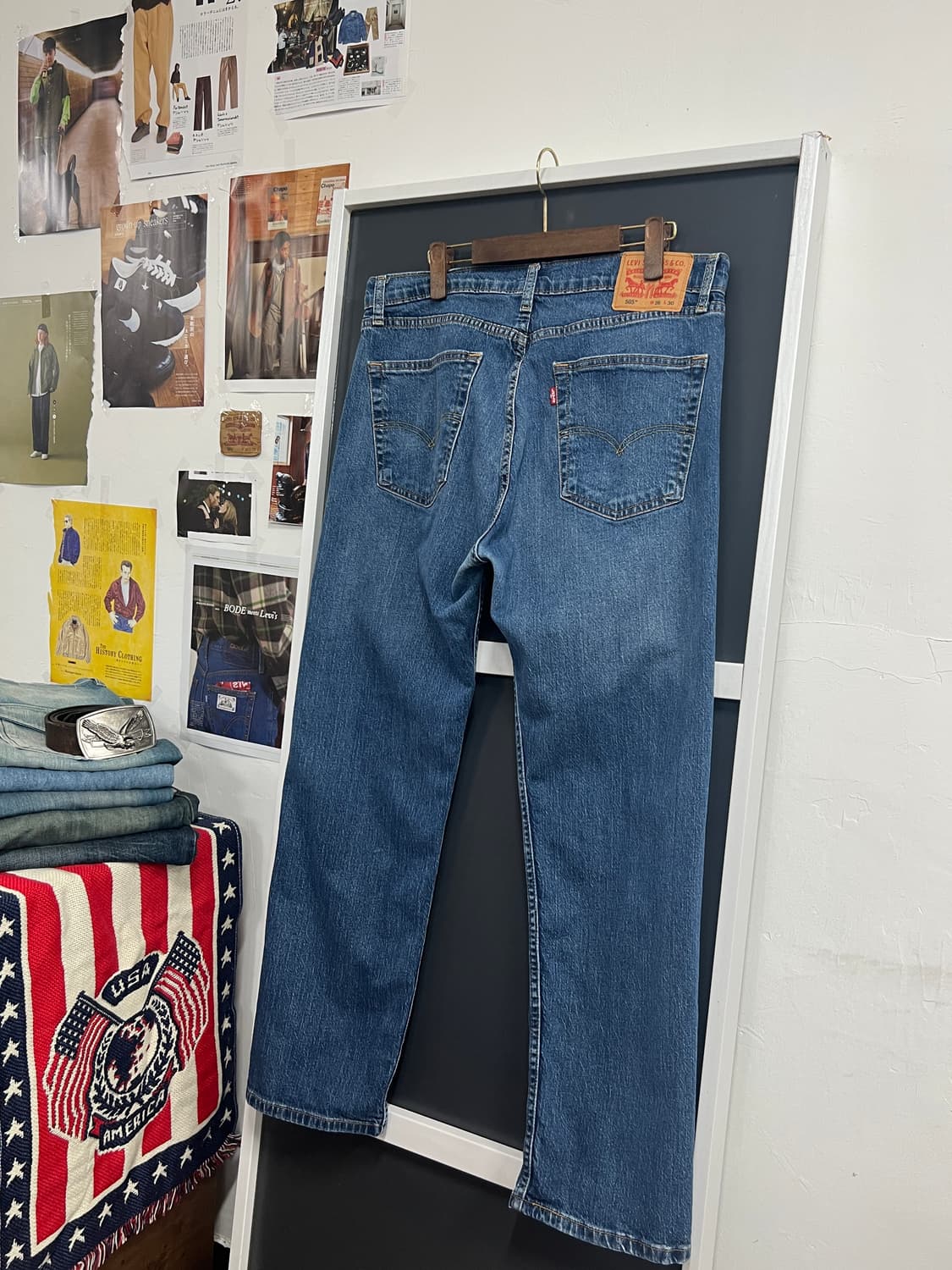 Levis 리바이스 505 레귤러 스트레이트 데님 팬츠 상품이미지1
