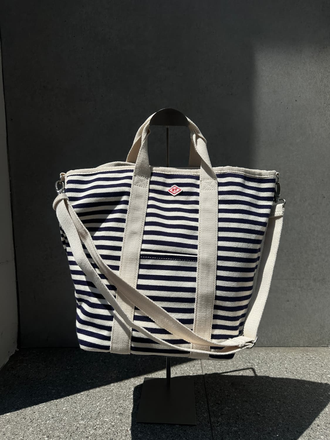 루트트(ROOTOTE) 마린 스트라이프 캔버스 토트백 상품이미지1