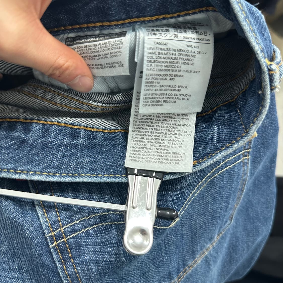 리바이스 501 데님팬츠 상품이미지3