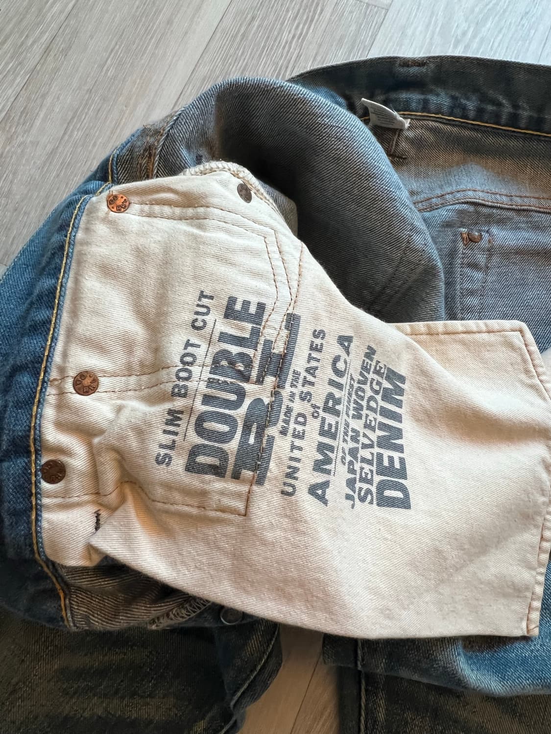 RRL slim boots cut destroyed  상품이미지3
