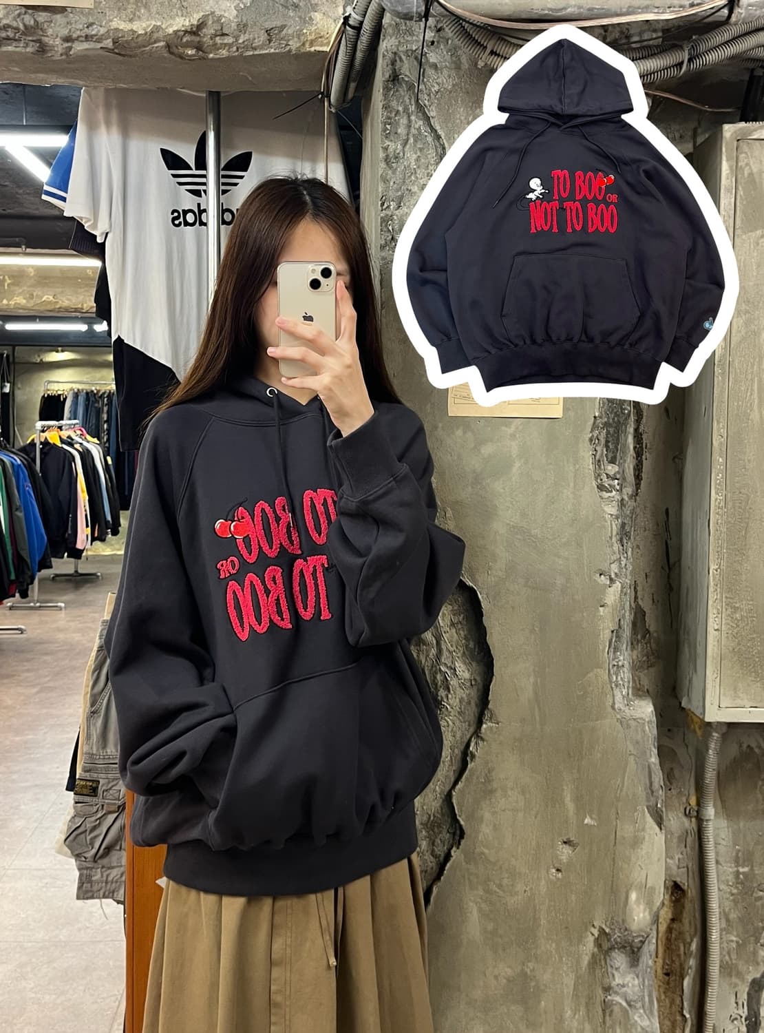 키르시 캐스퍼 후드티 차콜  #csz920 상품이미지1
