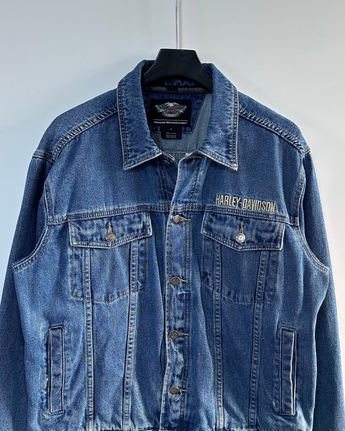 할리데이비슨 로고 데님 자켓 (va.117) 상품이미지2