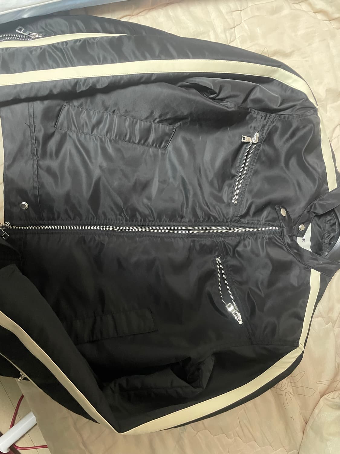 키뮤어 레더 라인 바이커 m 상품이미지2