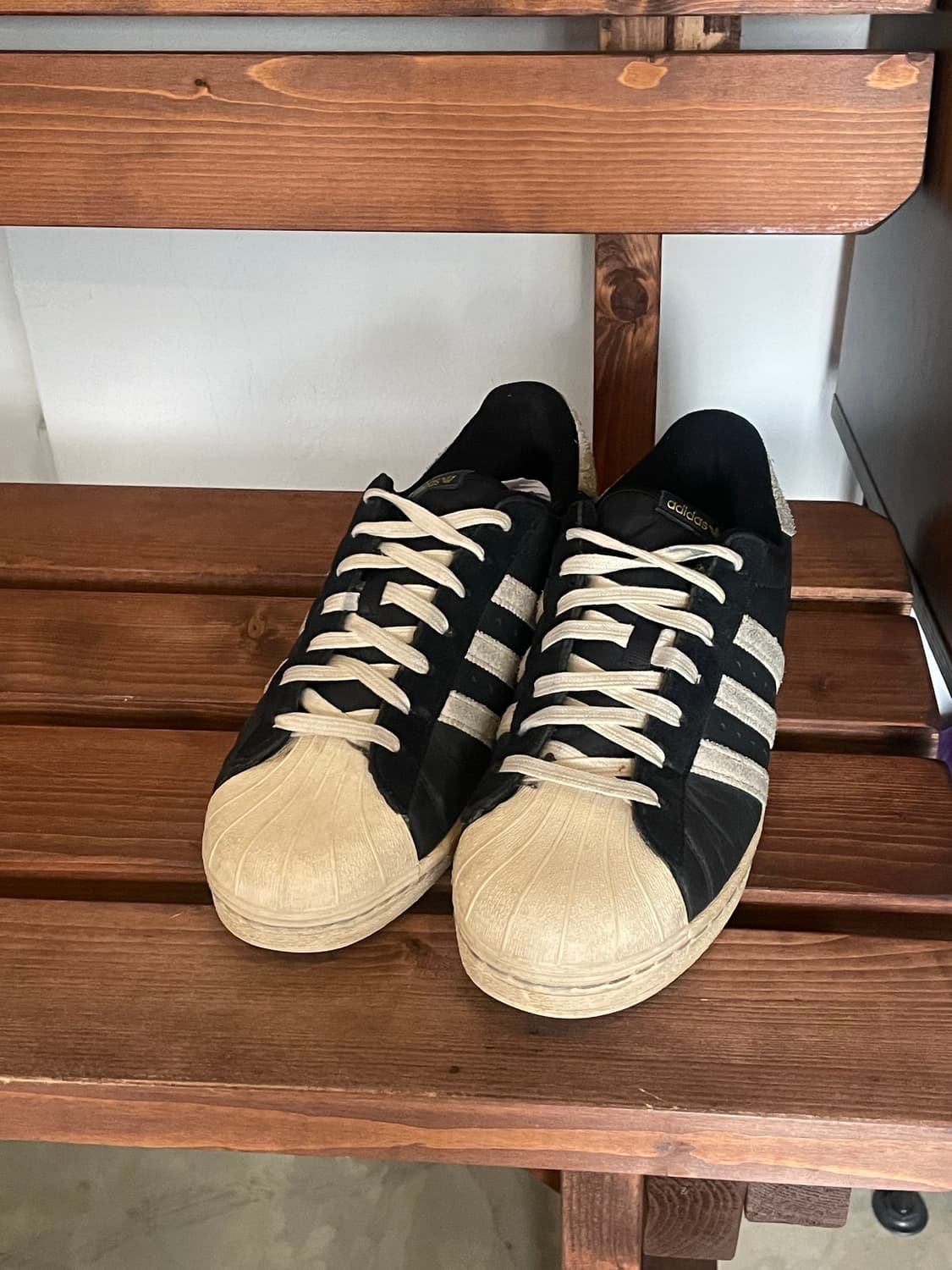 아디다스 슈퍼스타 82 블랙 화이트 275 상품이미지2