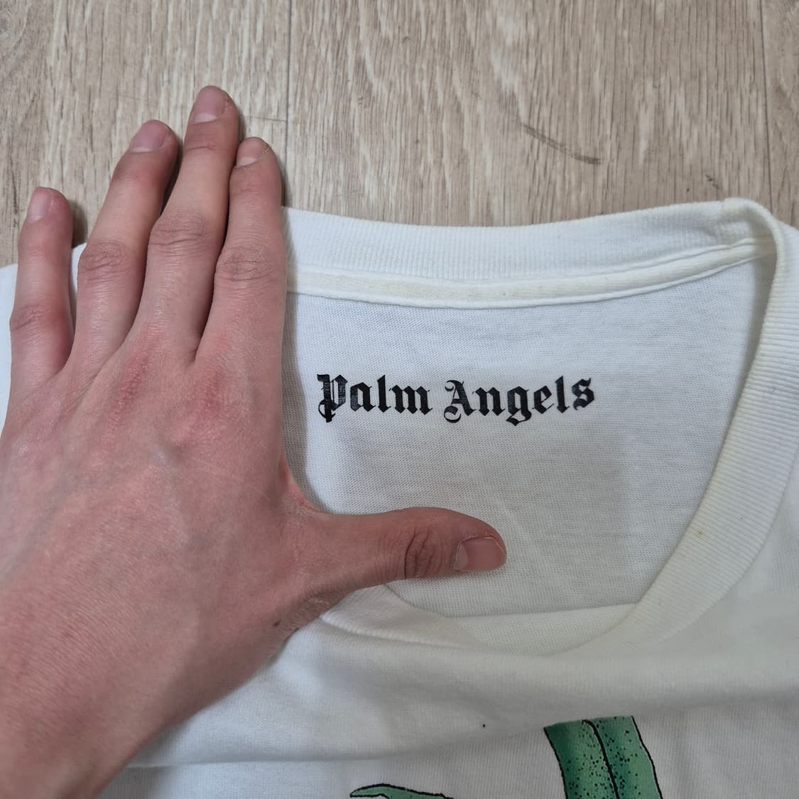 PALM ANGELS 팜엔젤스 빅프린팅 반팔티 L(100) 상품이미지6