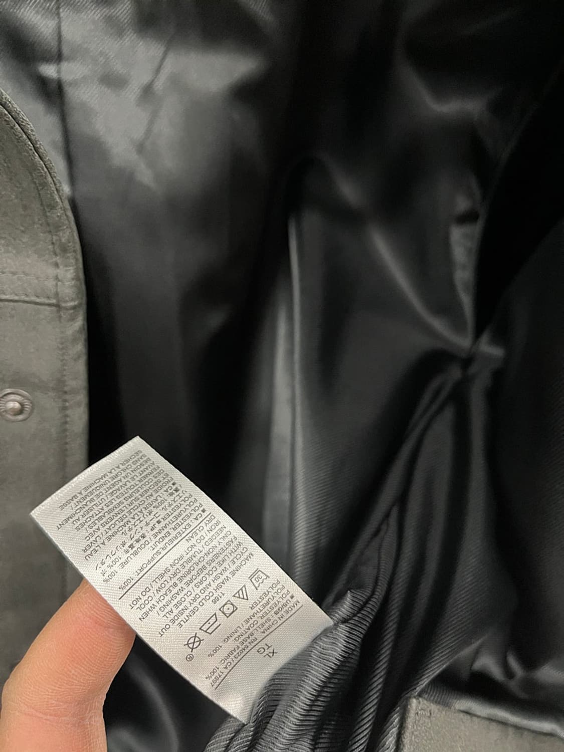 110) 바나나리퍼블릭 24ss 비건레더 자켓  상품이미지8