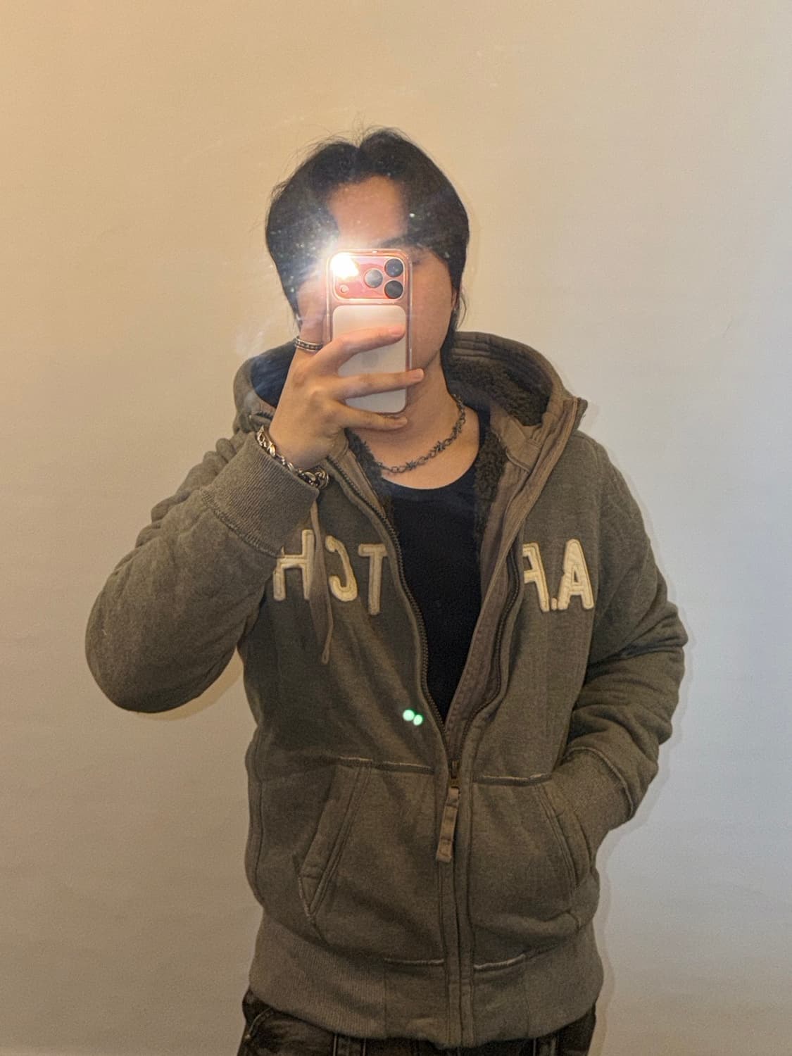 아베크롬비 울프죠 헤비 후드집업 상품이미지1