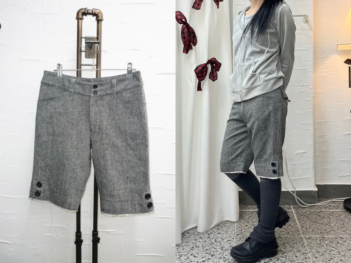 Buttons winter shorts 상품이미지1