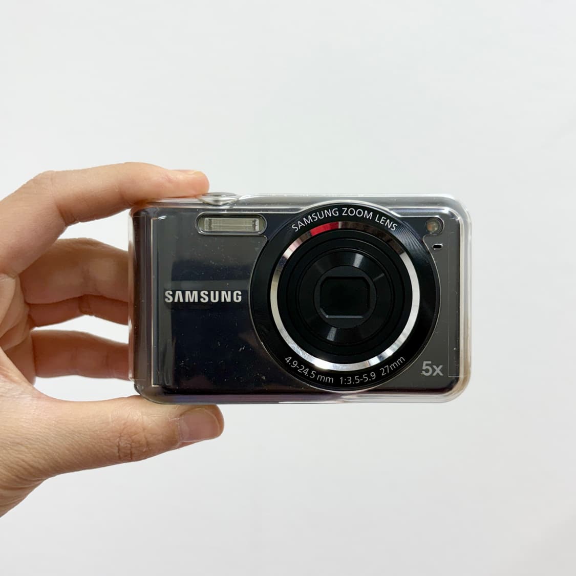 삼성 ES70 디지털카메라 투명케이스와 파우치 포함 상품이미지1