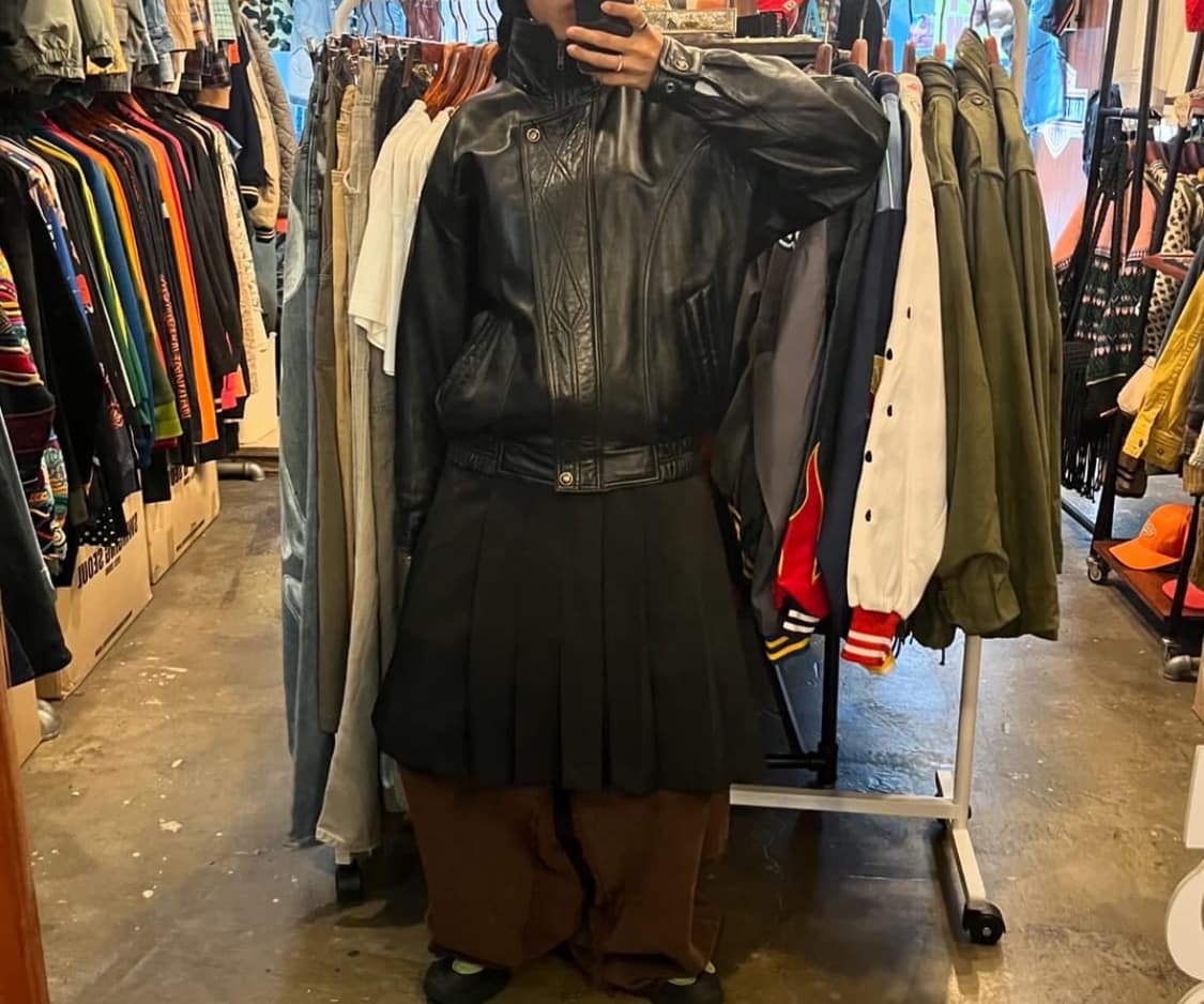 Vintage leather jacket  상품이미지7