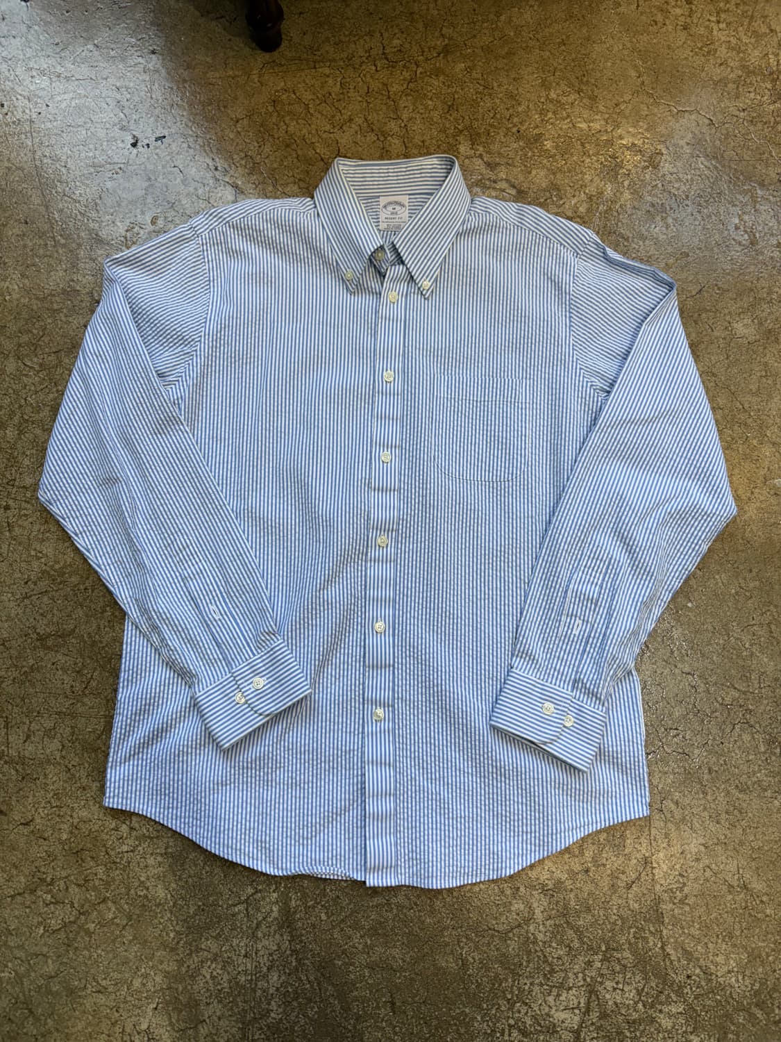 브룩스 브라더스 시어서커 스트라이프 폴로 셔츠 상품이미지2