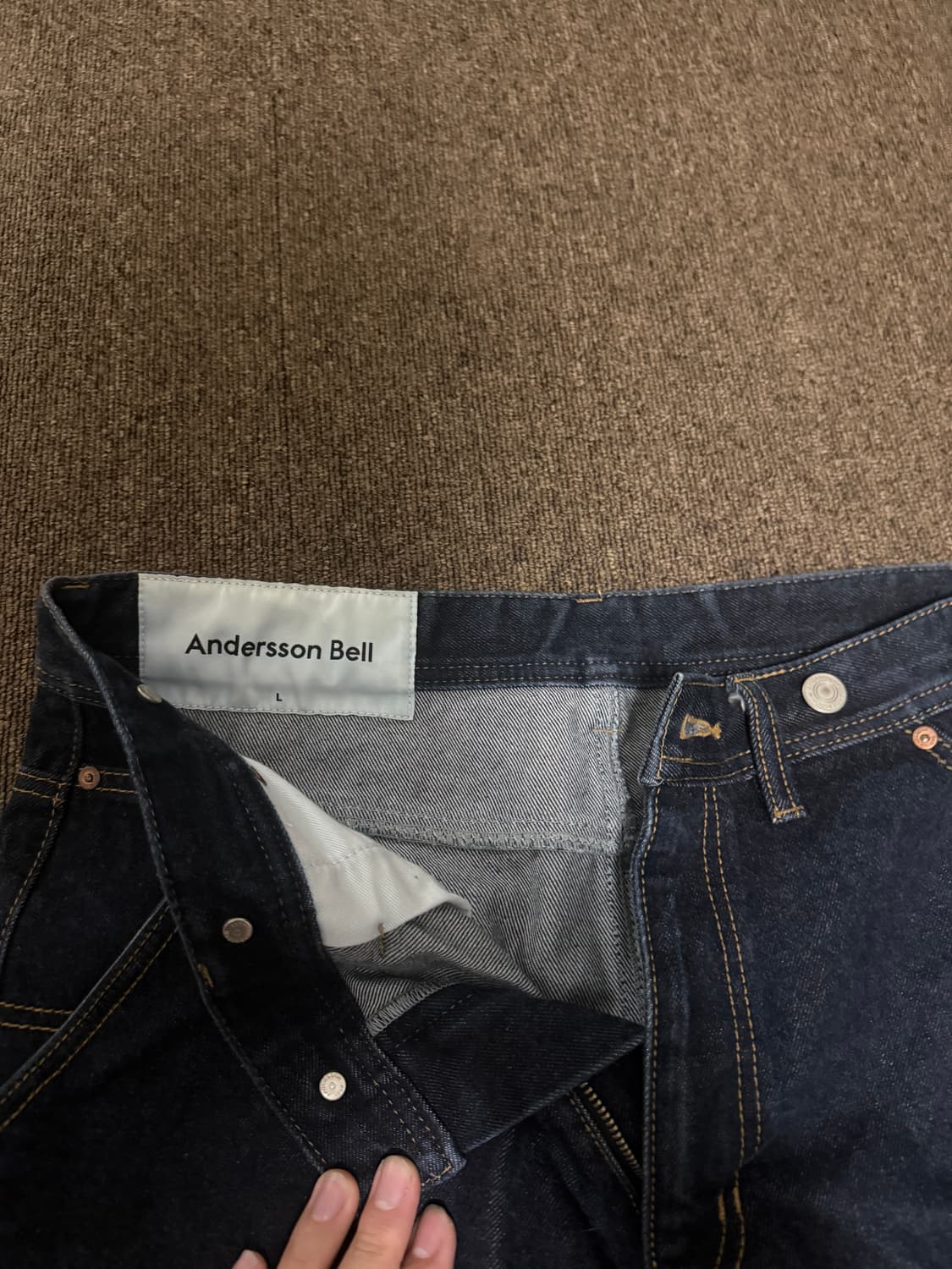 앤더슨벨 웨스턴 데님팬츠 상품이미지2
