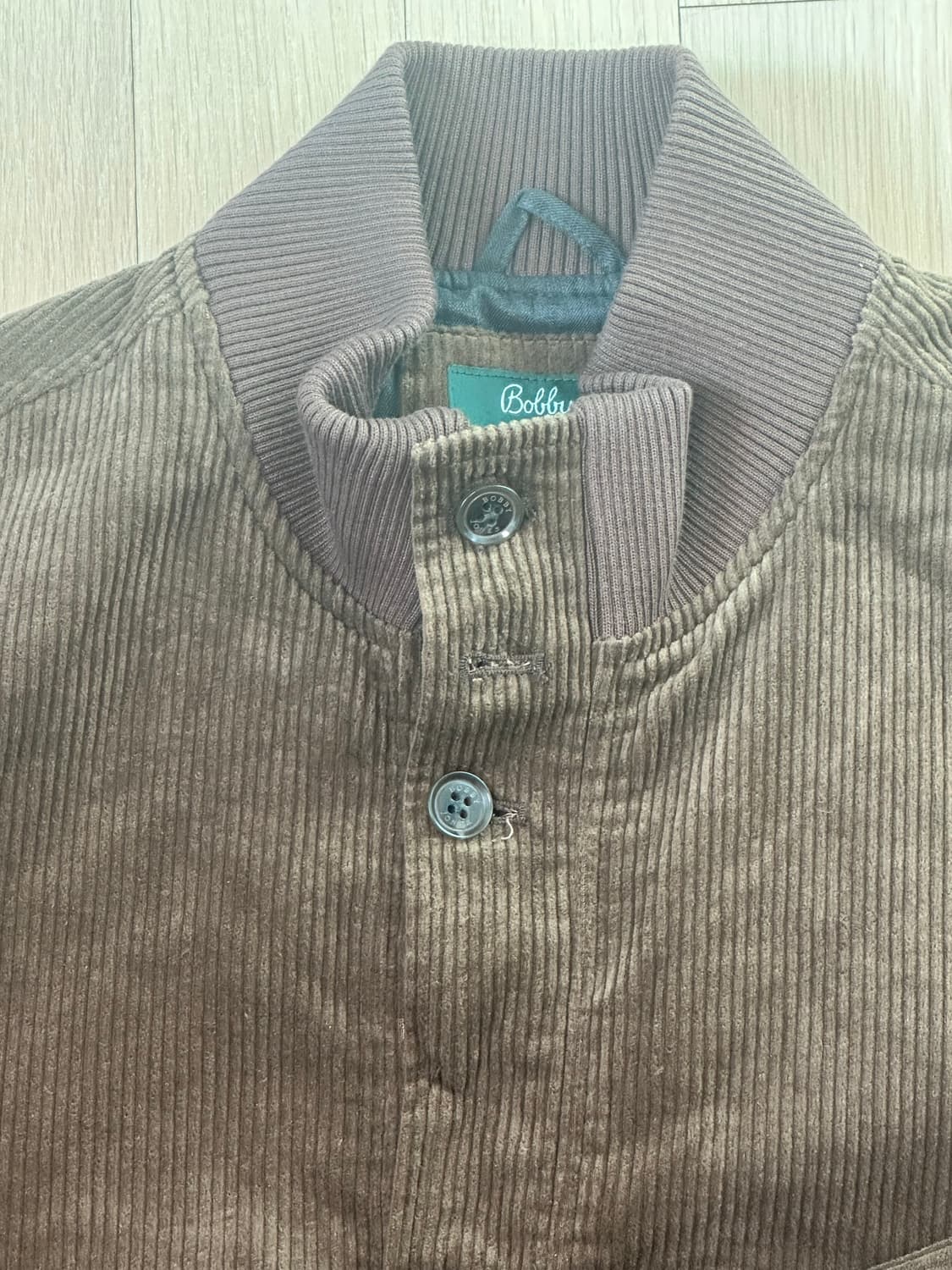 브라운 코듀로이 봄버 에비에이터 자켓(L) 상품이미지7