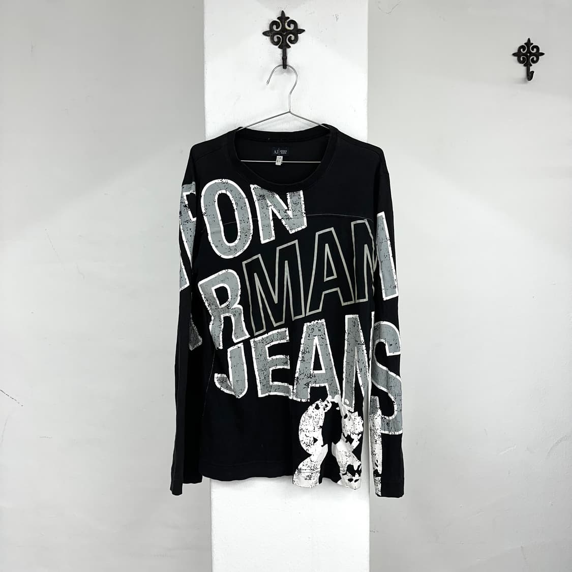 Armani exchange initials printing sleeve 상품이미지3