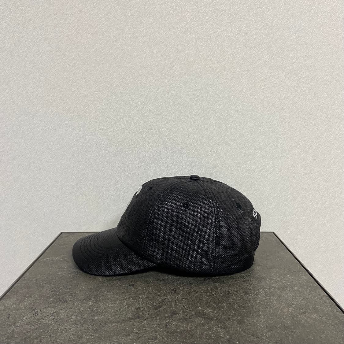 슈프림 라피아 블랙 에스로고 S로고 볼캡 모자 6패널 캡 상품이미지2