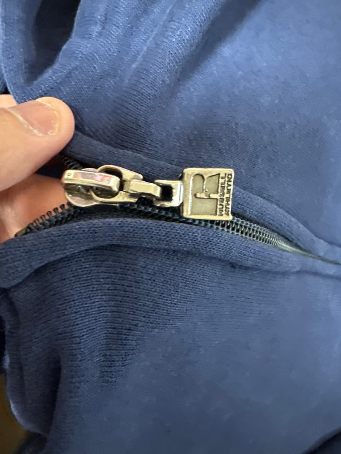 XXL) 러셀 에슬래틱 후드집업 빈티지 네이비 상품이미지5