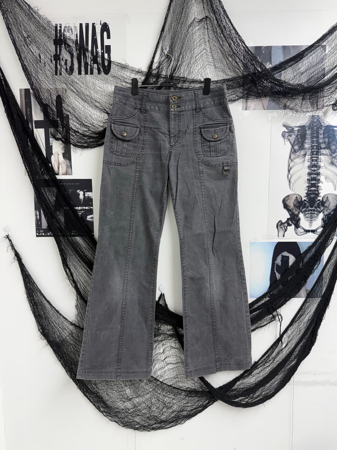 00s mood pocket bootscut denim pants 상품이미지1