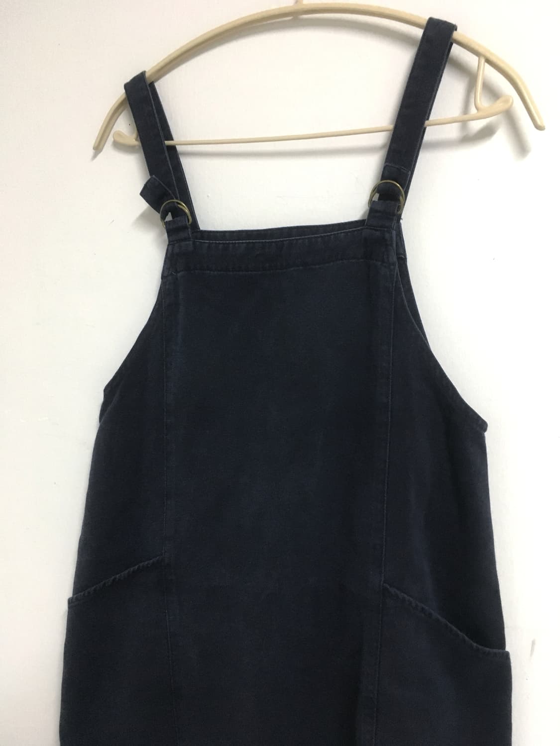 네이비 오버롤 스커트 상품이미지4