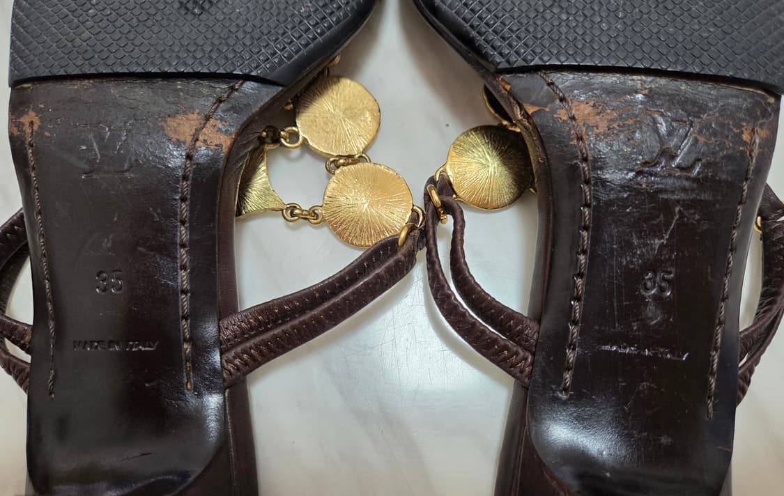 루이비통 여성 체인 샌들  상품이미지8