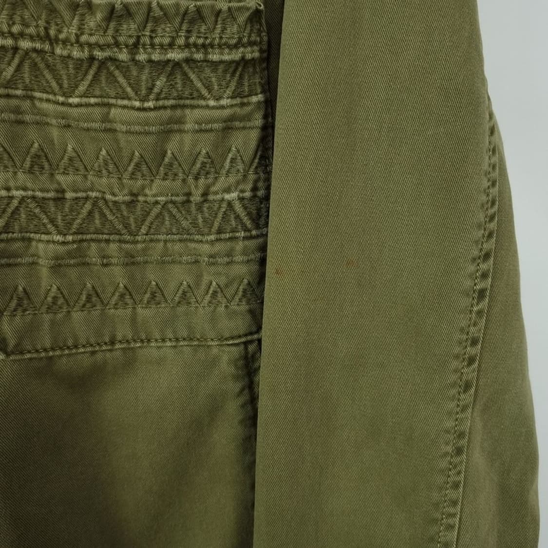 [자라] 빈티지 가공 에슨닉 패널 도킹 밀리터리 셔츠 자켓 M19798 상품이미지8