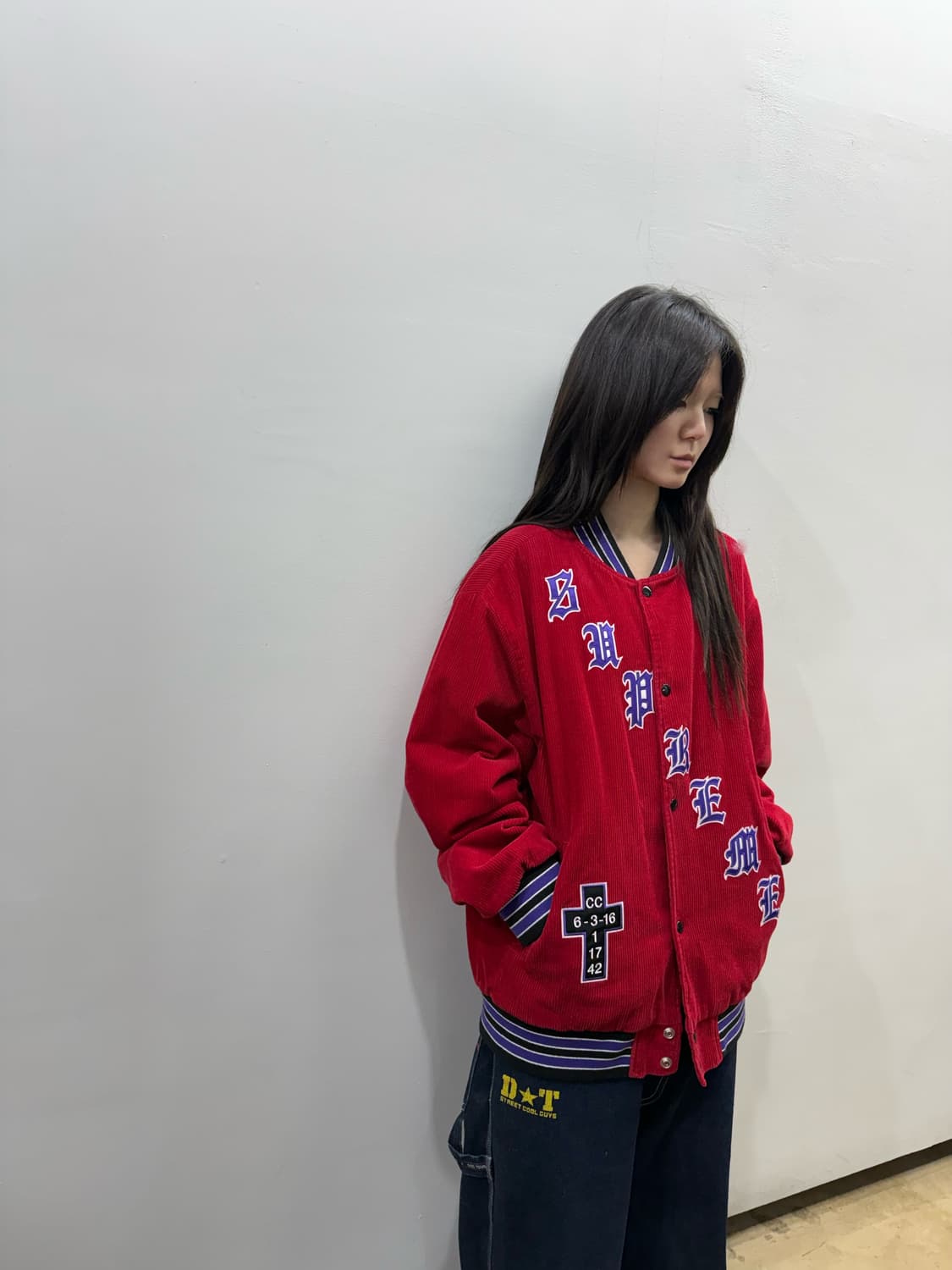 슈프림 올드 잉글리쉬 바시티 자켓 상품이미지6