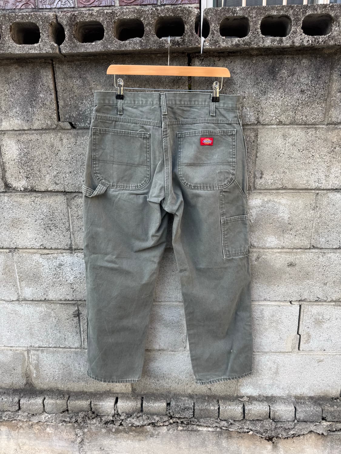 00s 디키즈 빈티지 모스그린 싱글니 카펜터 워크 팬츠 34 상품이미지2