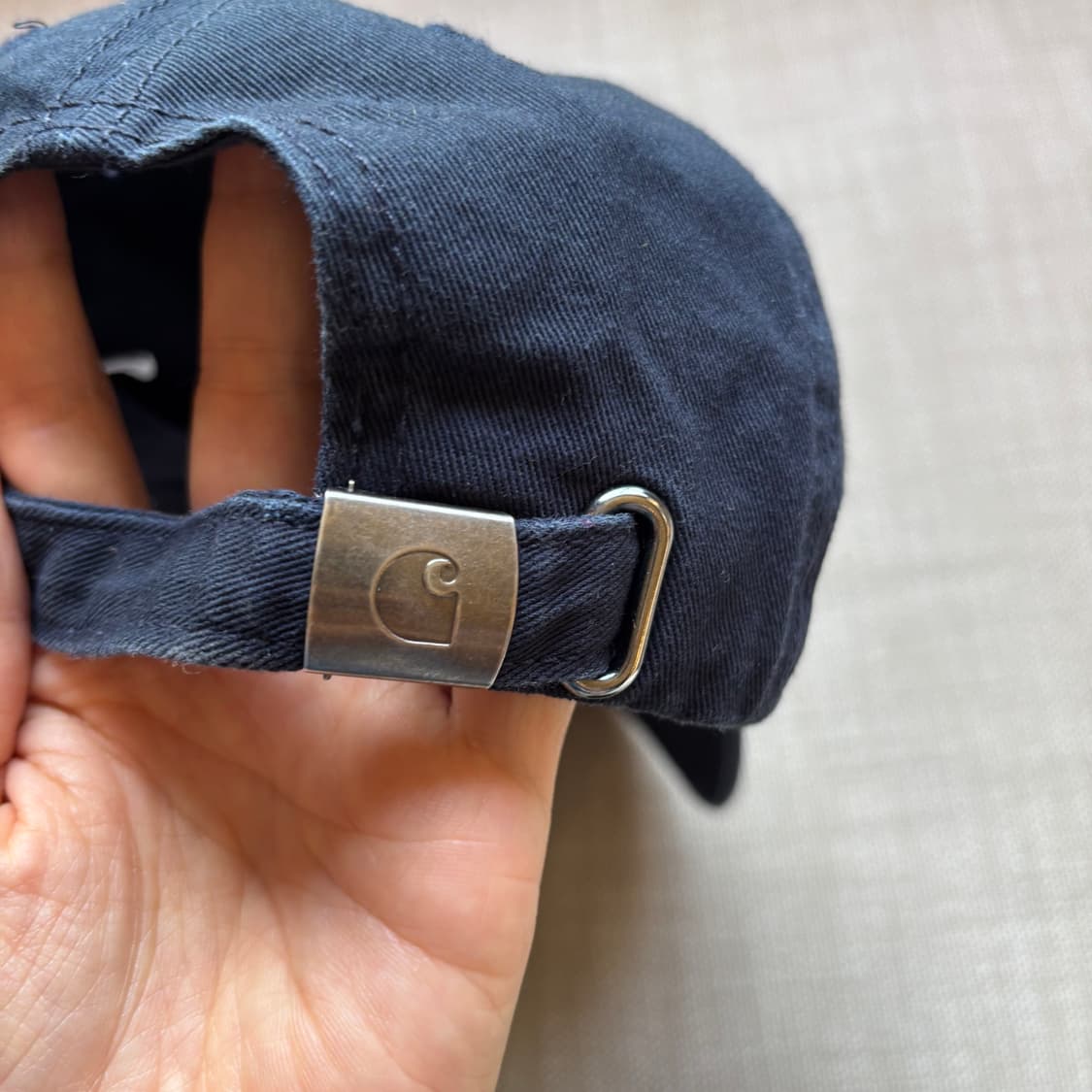 칼하트 WIP 매디슨 로고 캡 (네이비/오렌지 자수) 상품이미지10