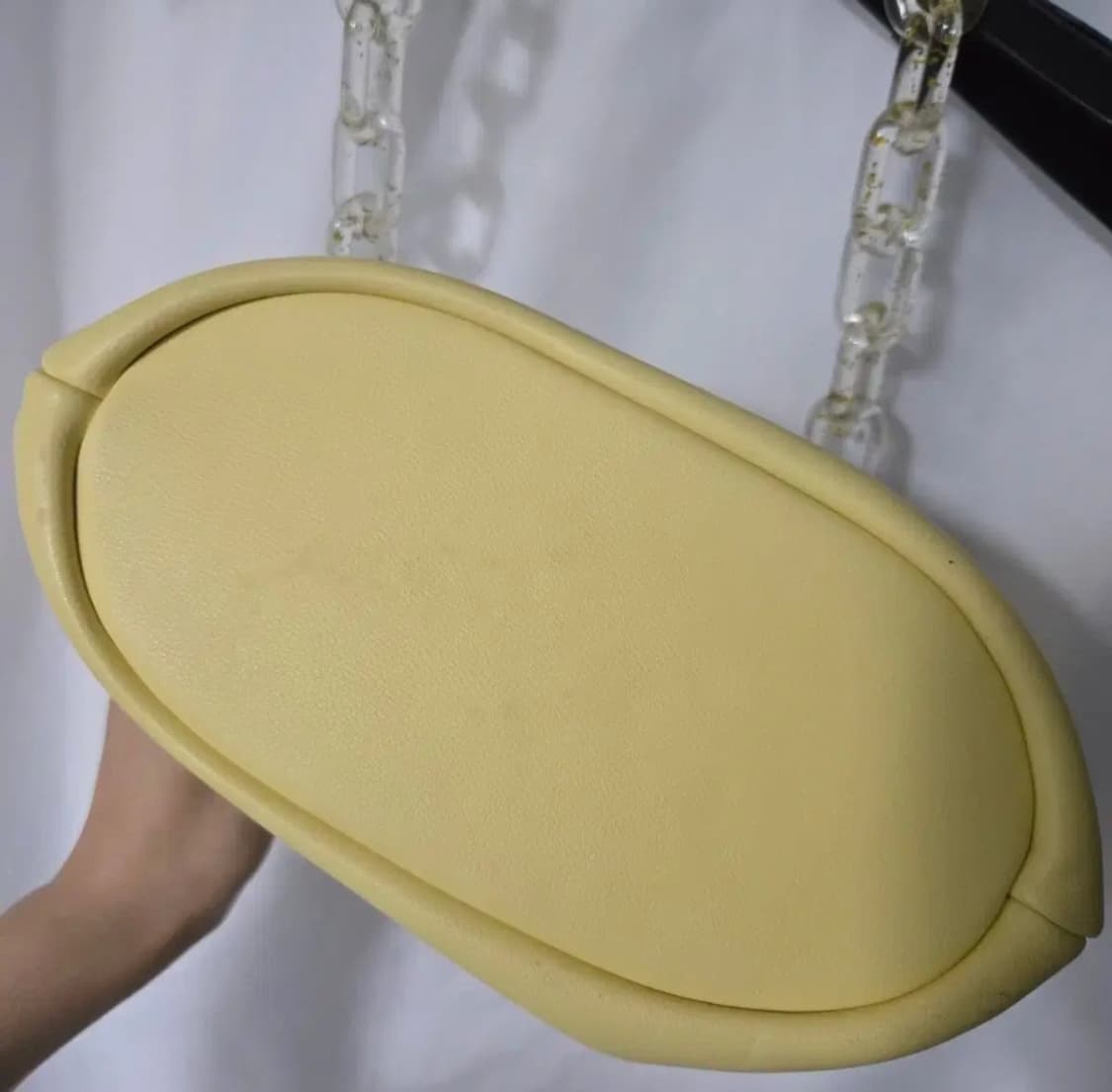 세이모온도 레몬 노란색 숄더백 가방 체인 상품이미지2