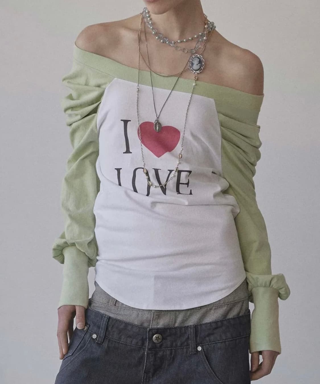 스컬프터 love 오프숄더 💌 상품이미지1