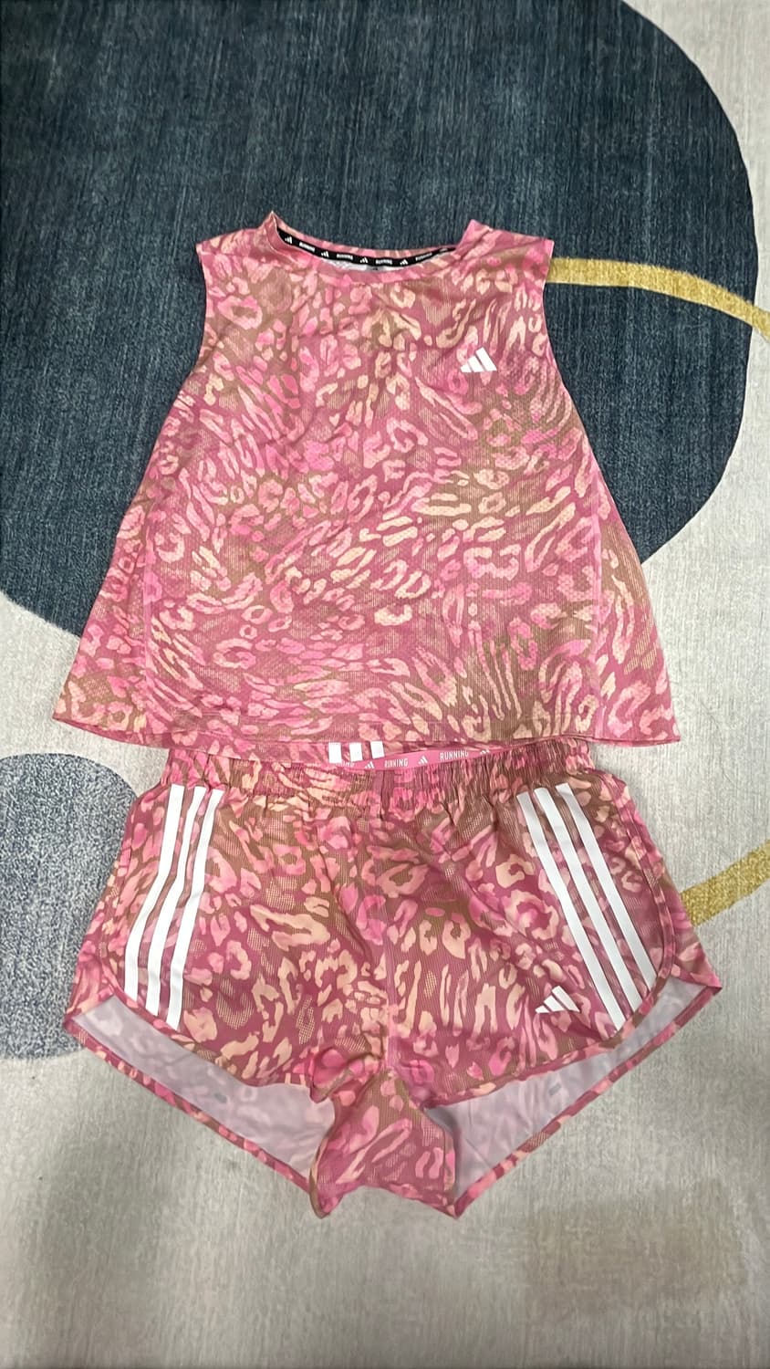 아디다스 Japanese vintage 호피 러닝 세트 갸루st y2k 상품이미지1