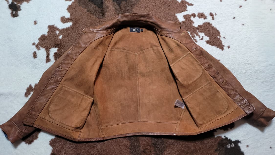 RRL 남성용 염소가죽 자켓(XL) 상품이미지3