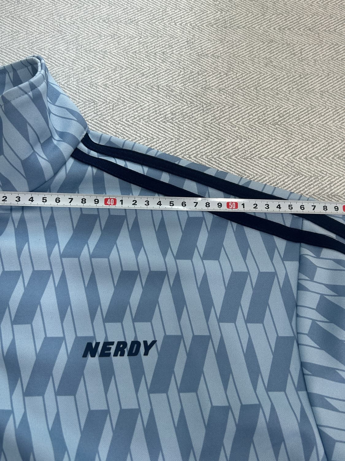 널디 Nerdy 심볼 패턴 트랙탑 져지 오버핏 S 남녀공용 상품이미지7