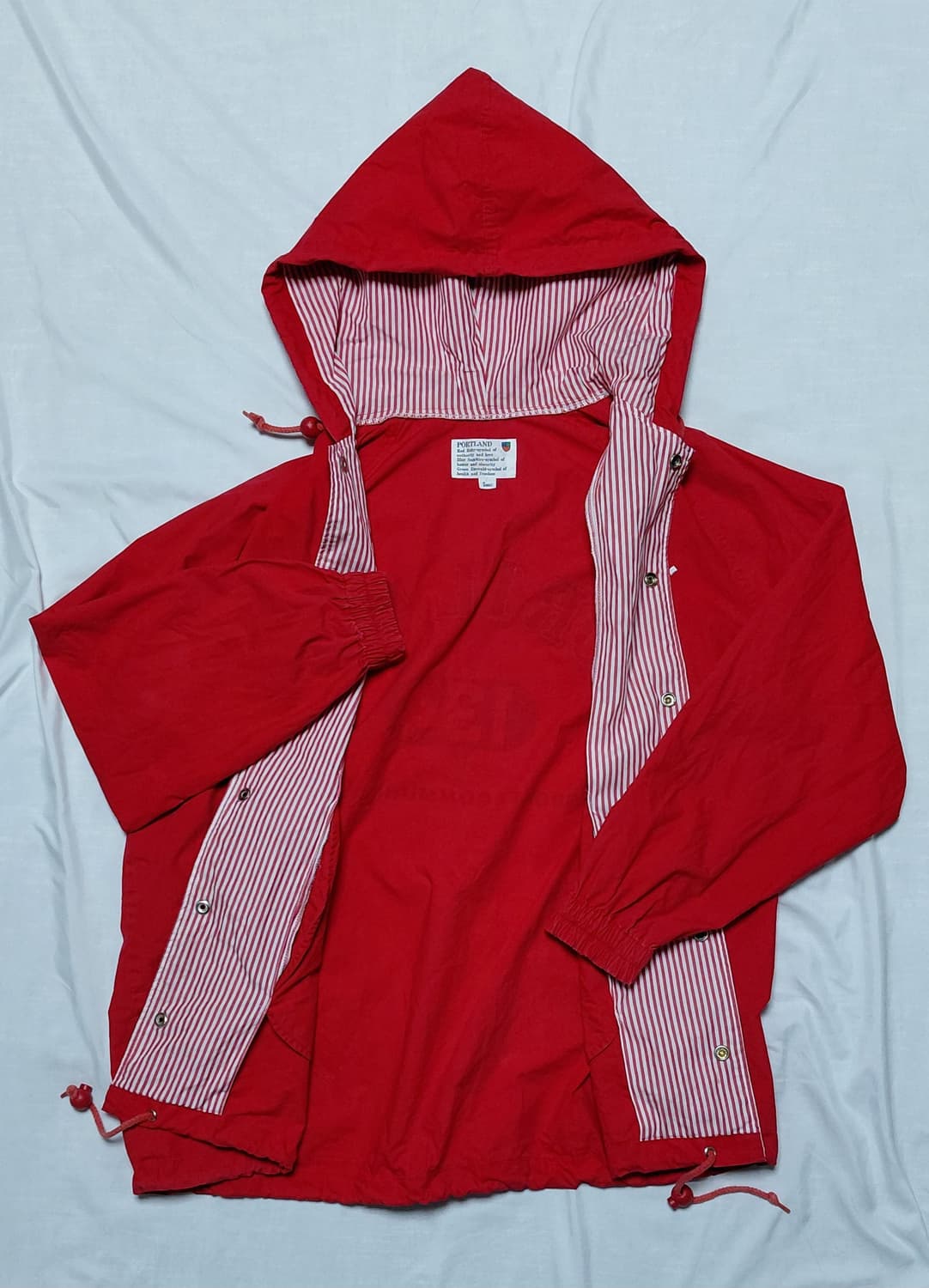 [VINTAGE] 포틀랜드(PORTLAND) 재팬 라인 레드 후드 코치  상품이미지4