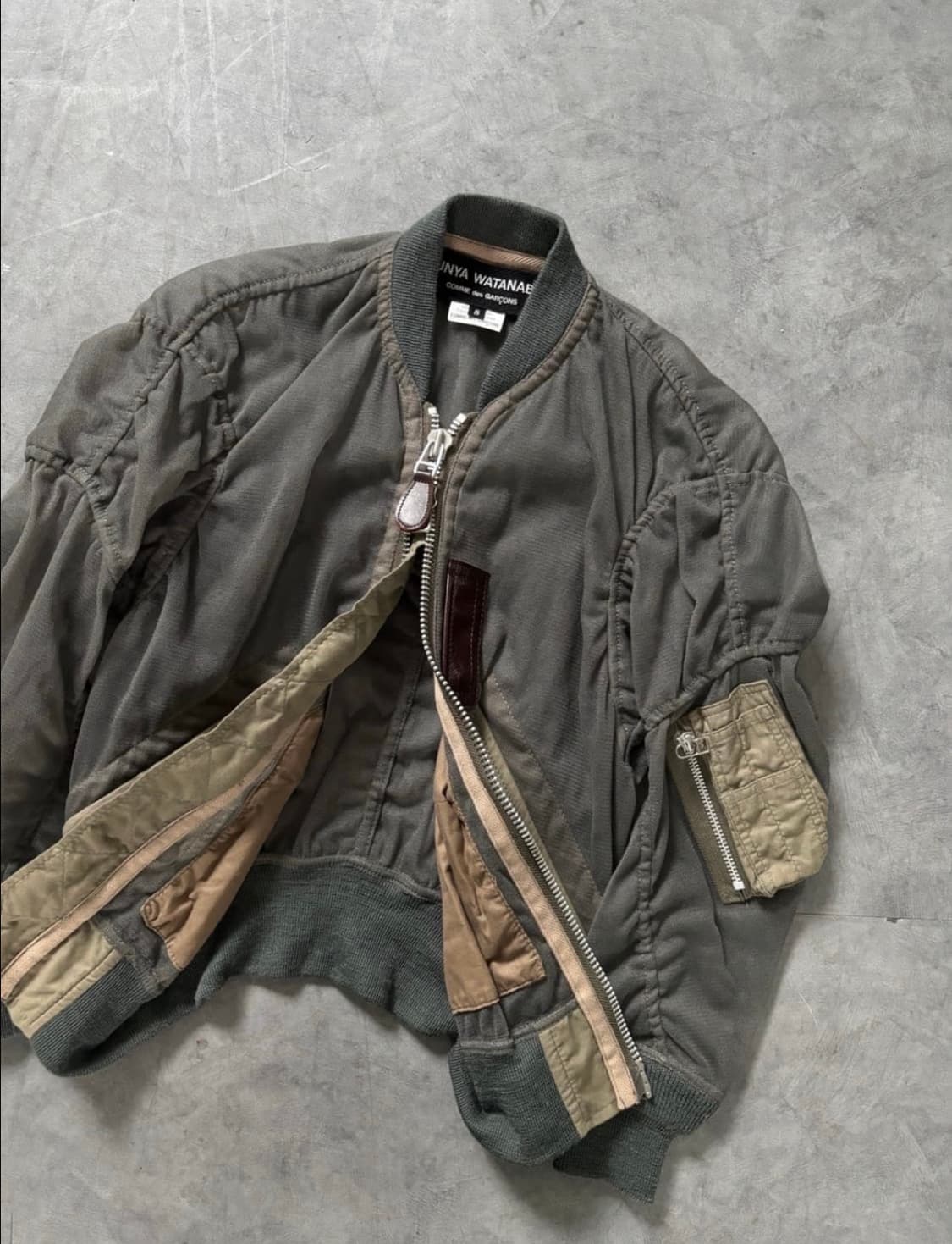 Junya Watanabe MA-1 Mesh Bomber Jacket 상품이미지2
