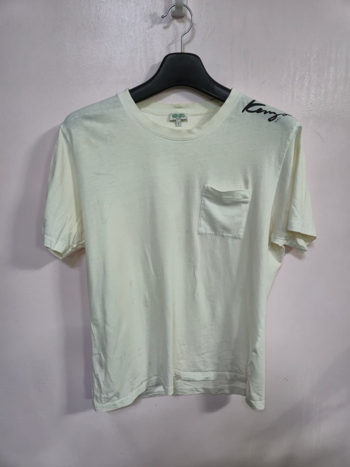 KENZO 겐조 포켓 반팔티 아이보리 상품이미지2