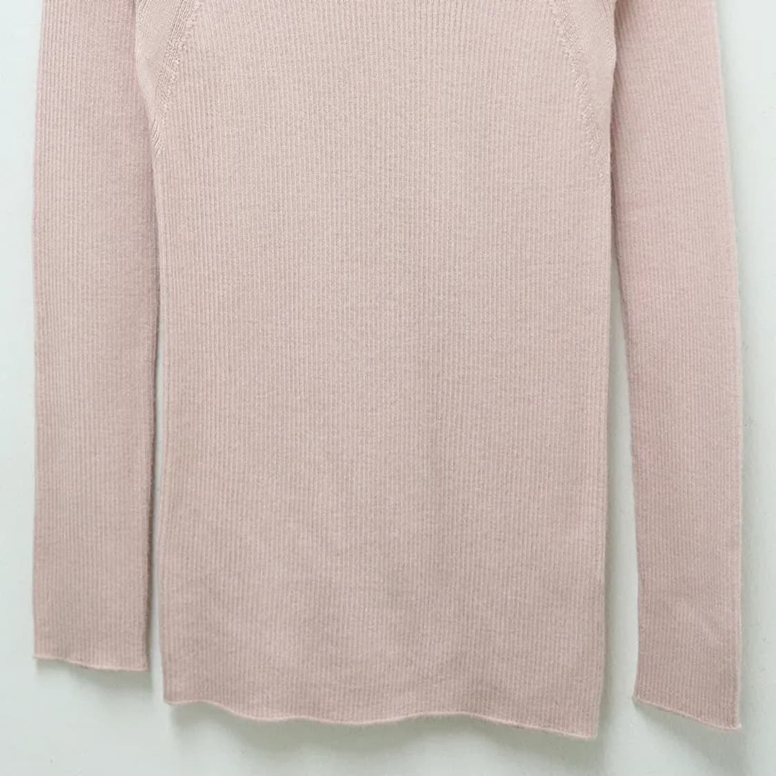 유니클로 핑크  울 래글런 니트 61106 상품이미지4