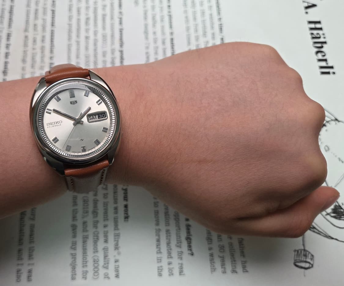 빈티지 세이코 순정 실버판 이너베젤 데이데이트 5126 오토매틱  상품이미지8