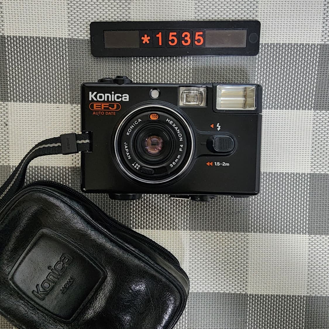 코니카 EFJ 오토데이트 블랙 필름카메라 코니카 팝 동일 상품이미지1
