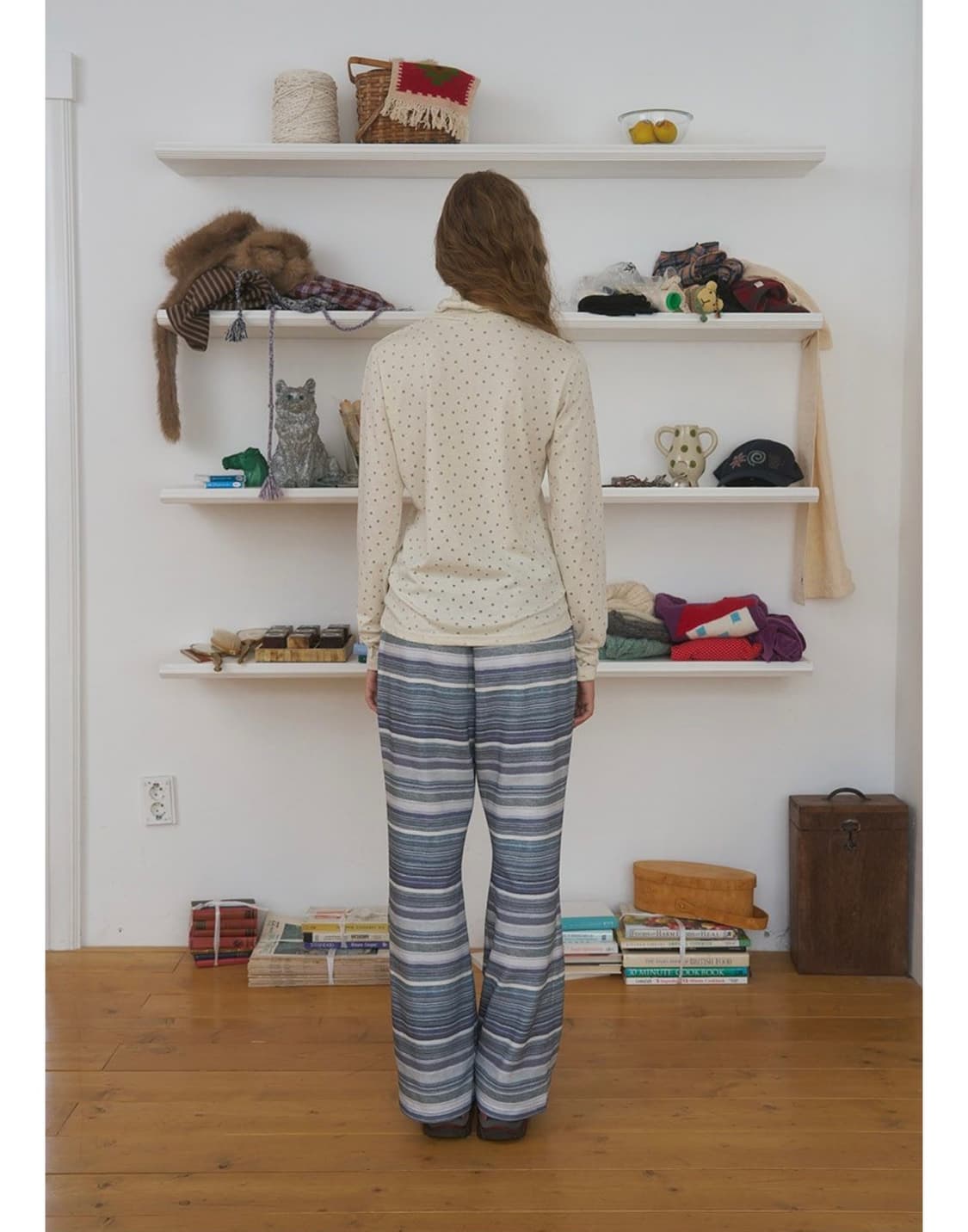 펀프롬펀 패치 스트라이프 밴딩 팬츠 상품이미지6