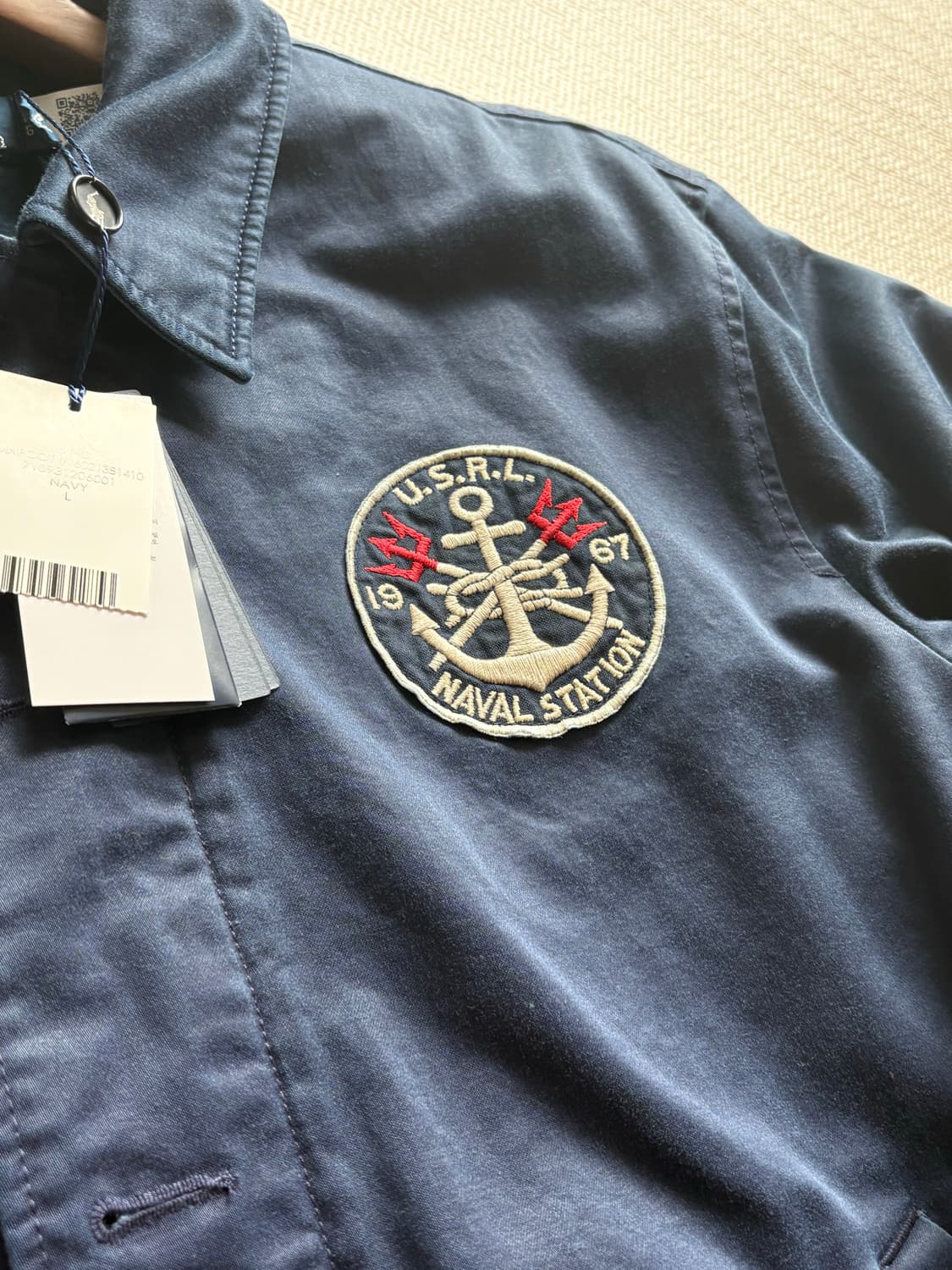 폴로 새티인 유틸리티 자켓 L 상품이미지3