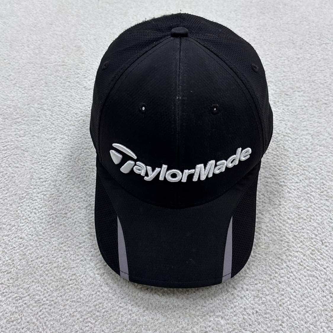 F 테일러메이드 블랙 볼캡 (오염확인) 0406E 상품이미지1