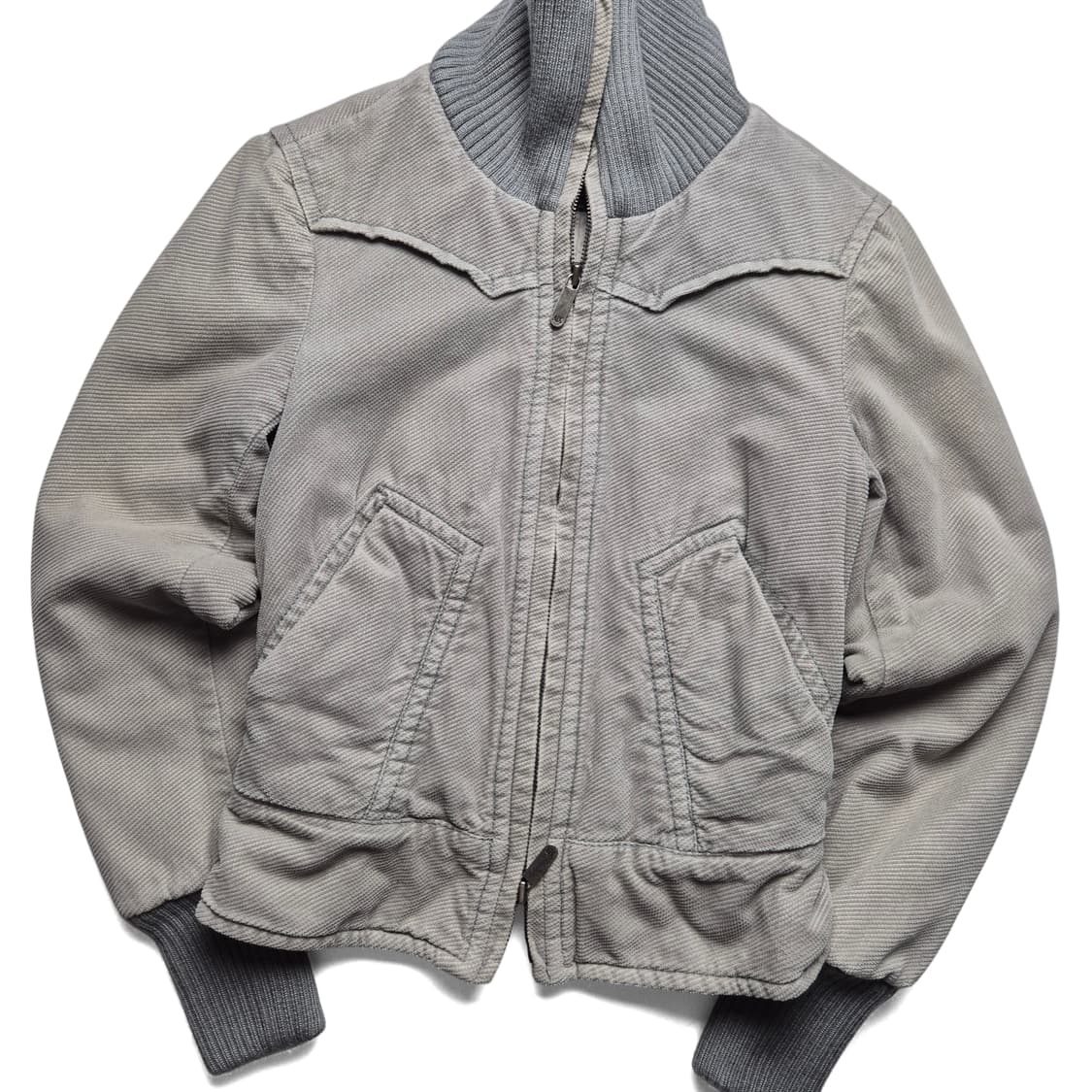 [XS] 아르마니 익스체인지 하이넥 크롭 자켓 상품이미지1