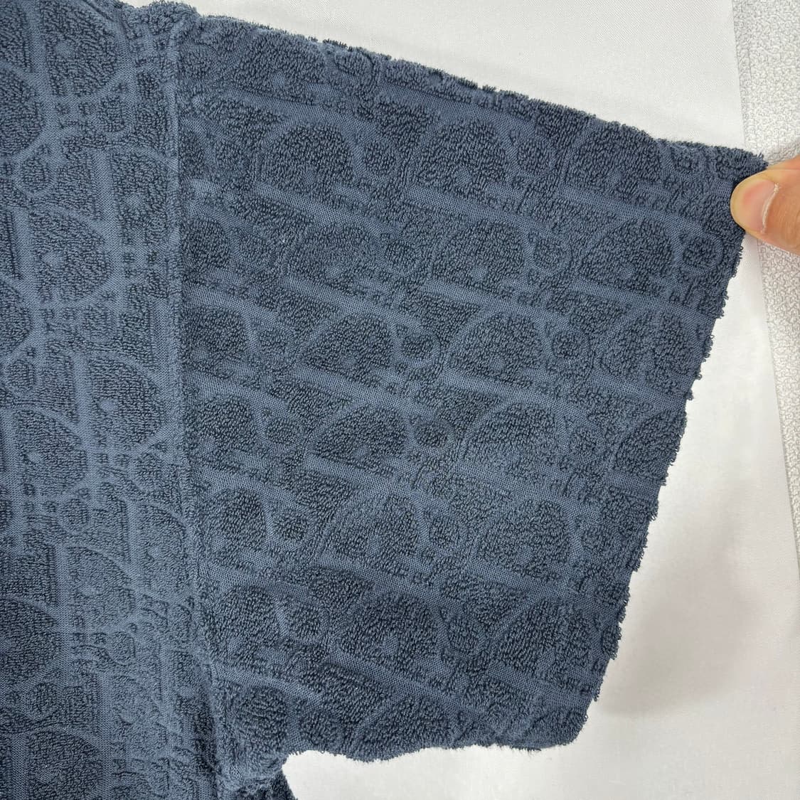 (새상품급,L)디올 오블리크 테리 반팔 상품이미지4