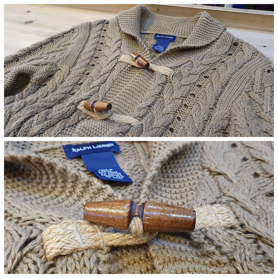 55.랄프로렌 더플 크롭가디건 상품이미지3