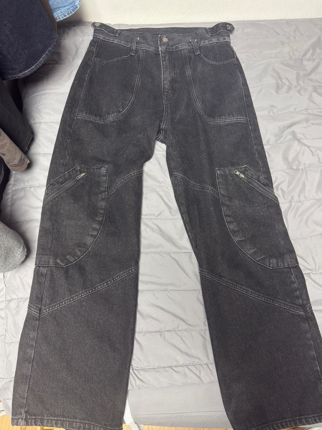 논플로어 프라그먼츠 데님팬츠 상품이미지1