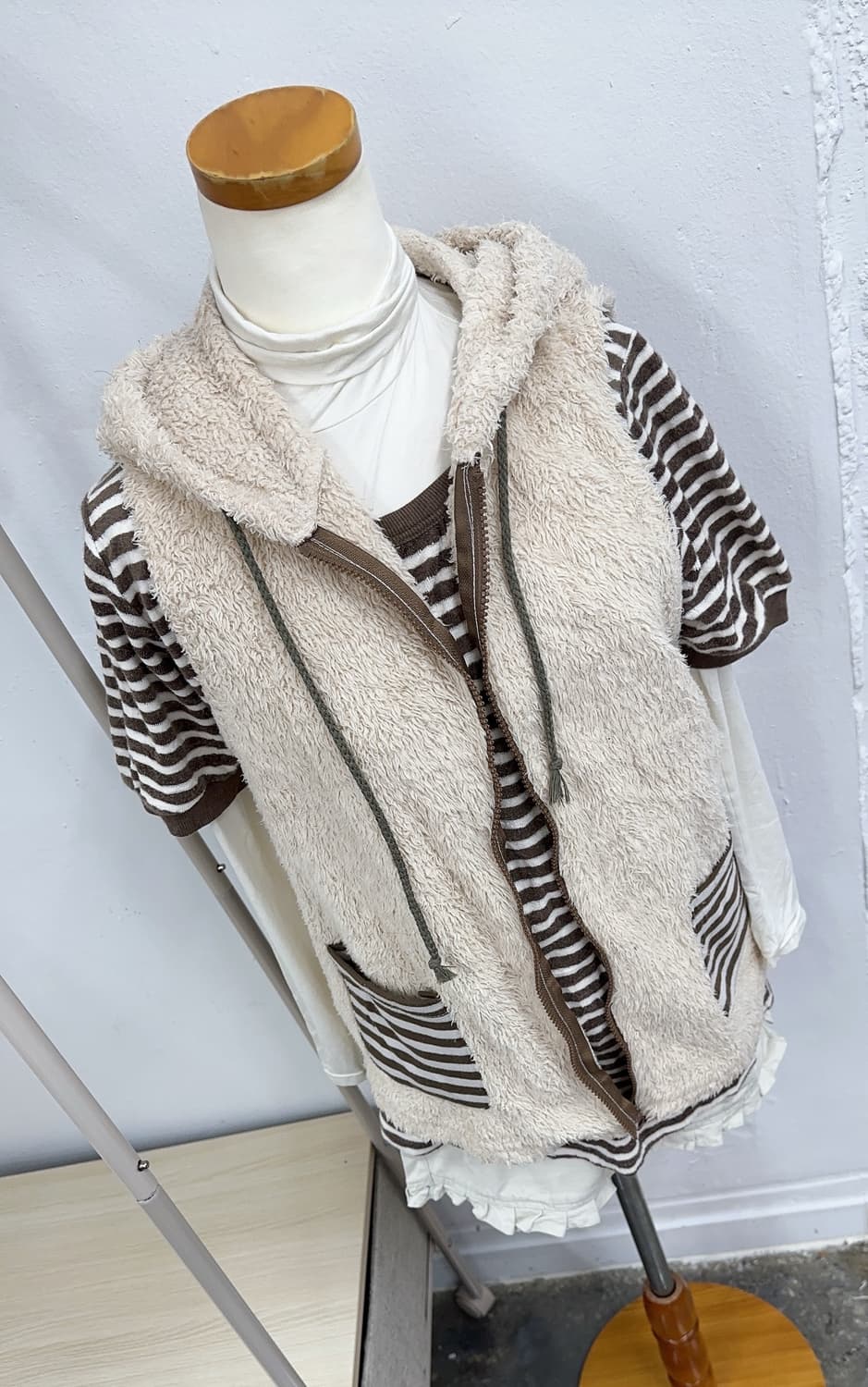 🍮베이비 쇼콜라 코디세트🍮 양털 그런지 모리걸 프릴 러블리 라떼갸루 상품이미지2